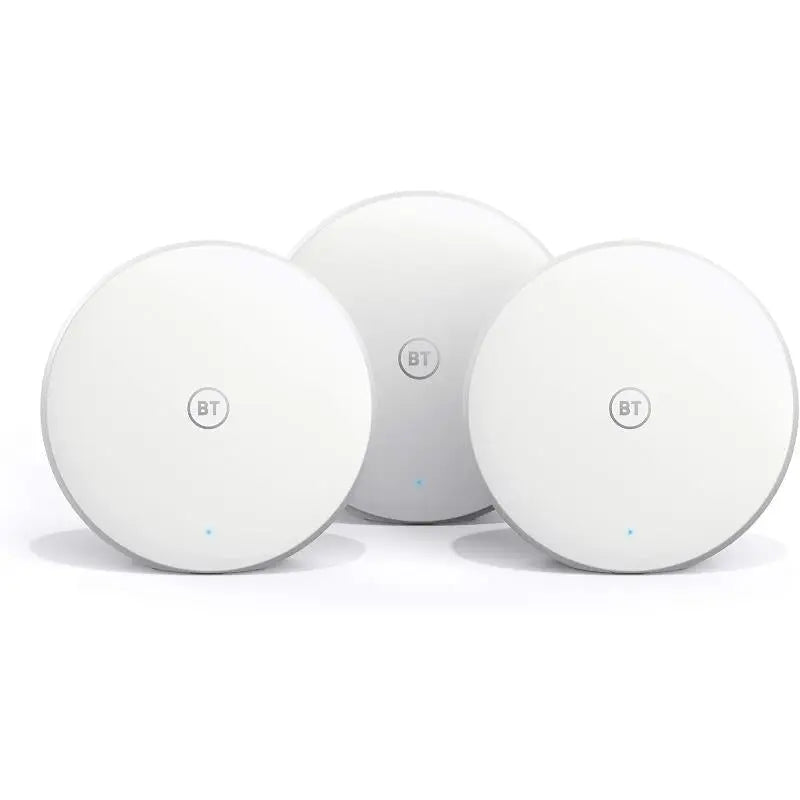 BT 96450 Mini Whole Home Wi-Fi Pack 3 Discs Mesh Network Fast Internet Coverage - New BT
