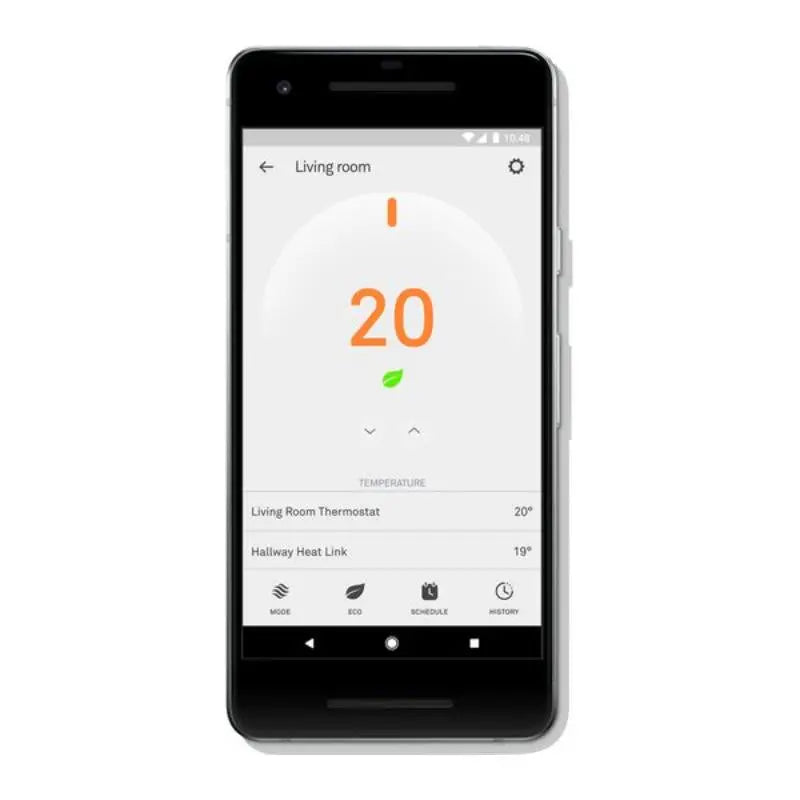 Energy-Saving Google Nest Thermostat E Smart Home Temperature Control System - Refurbished Google