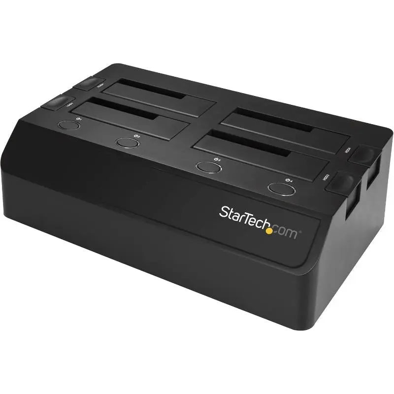 Startech 4-Bay Docking Station for 2.5/3.5" SATA SSD HDD USB 3.1 10Gbps Fast Transfer - New StarTeach