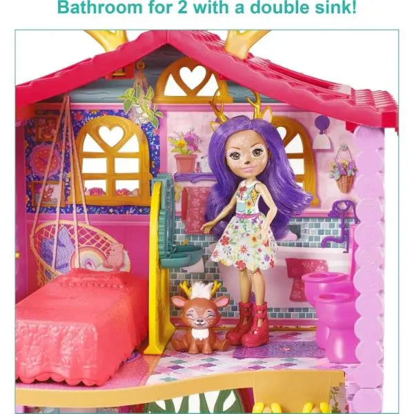 Enchantimals Cozy Deer House Playset With Danessa Doll Enchantimals