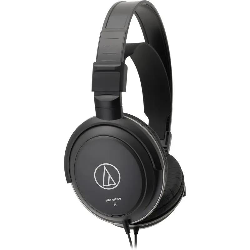 Audio technica ATH-AVC200 Closed Back Headphones - Black - New Audio Technica