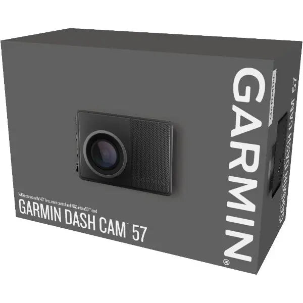 Garmin Dash Cam 57 1400p HD Video Voice Controlled Auto Recoding With GPS  - New Garmin