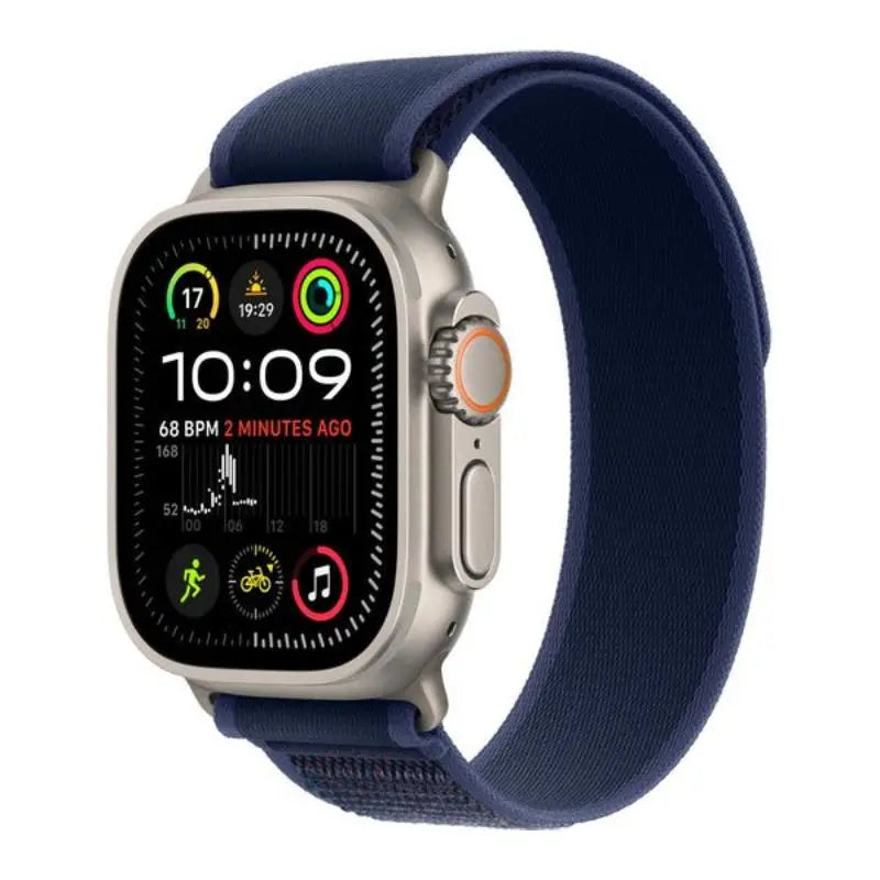Apple Watch Ultra 2 GPS Cellular 49mm Titanium with Blue Trail Loop Small Medium - Refurbished Apple