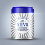 Silvo Wadding Tarnish Guard 75g Pack of 2 Silver Polish Cloth Jewellery Cutlery Protection Anti Tarnish Cleaning Pads - New Silvo