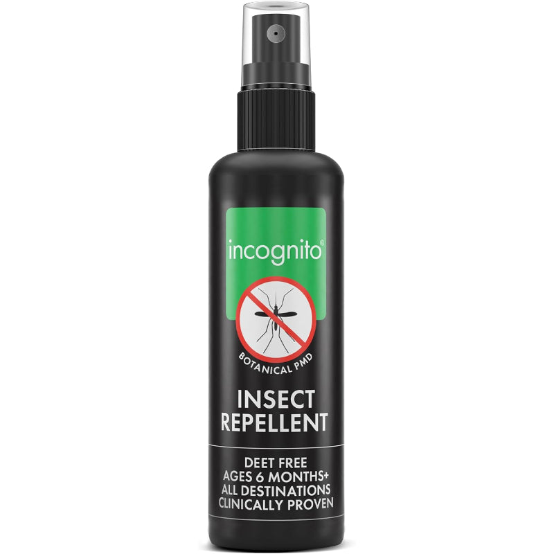 Incognito Insect Repellent Spray 100ml Natural DEET Free Mosquito Tick Protection - New Incognito