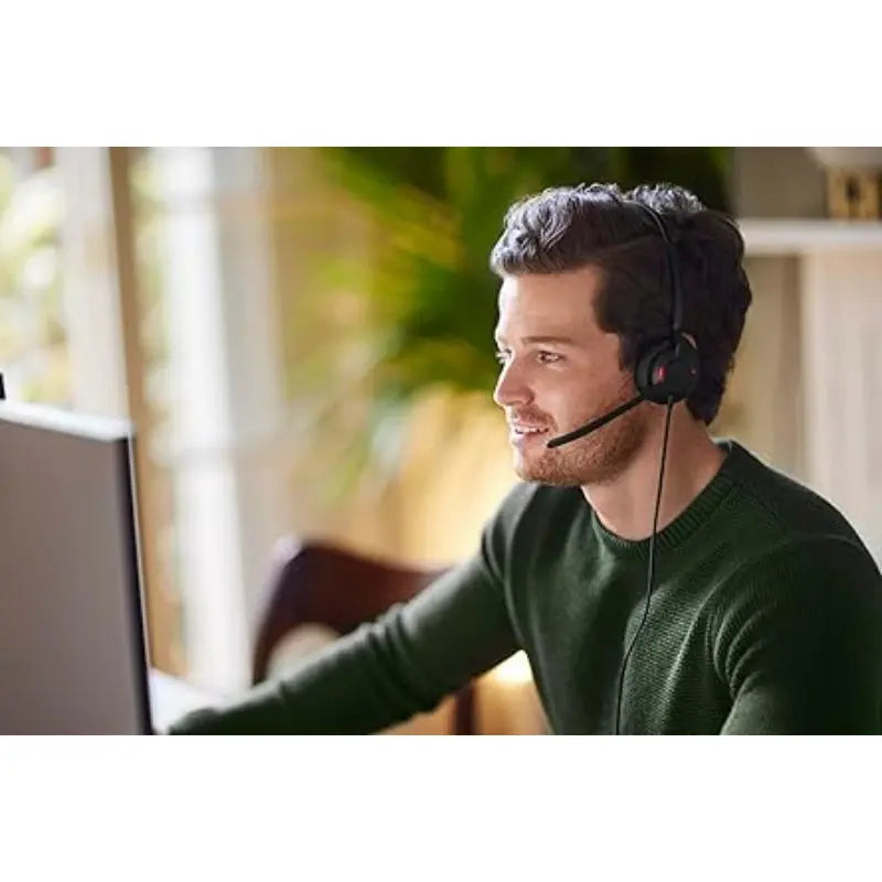Jabra Engage 50 II Wired Stereo Headset – USB-C Noise-Cancelling with Link Call Control - New Jabra