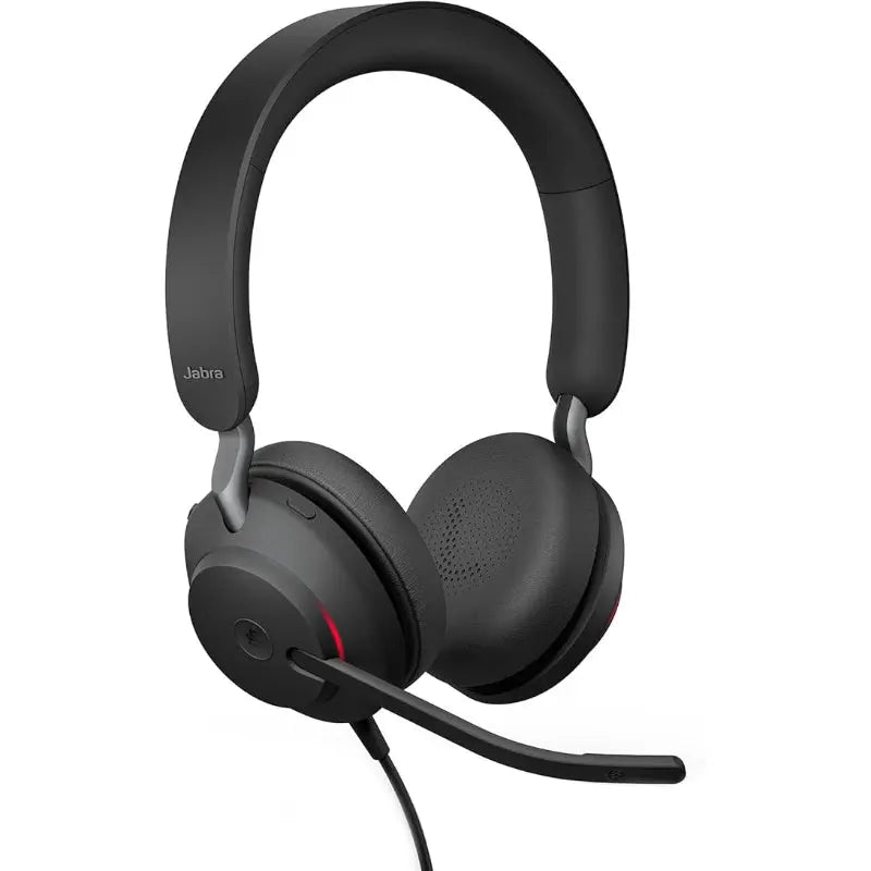 Jabra Evolve2 40 SE Wired Stereo Headset – Noise Cancelling, 3-Mic, USB-A, MS Teams - Refurbished The Outlet Shop