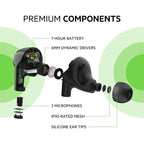 Belkin SoundForm Rise True Wireless Bluetooth In Ear Earphones Black - New Belkin