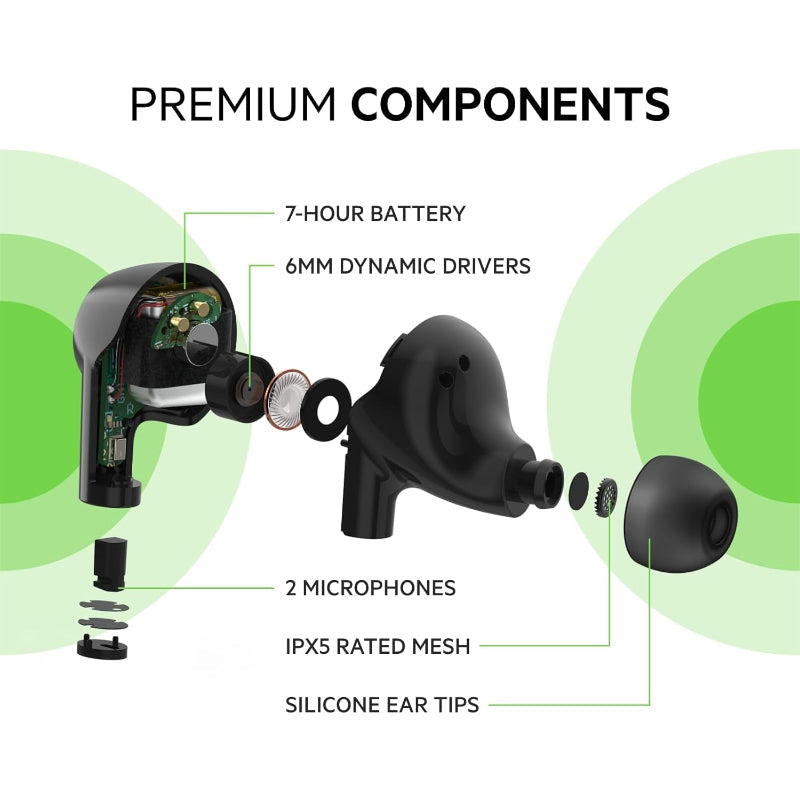 Belkin SoundForm Rise True Wireless Bluetooth In Ear Earphones Black - New The Outlet Shop