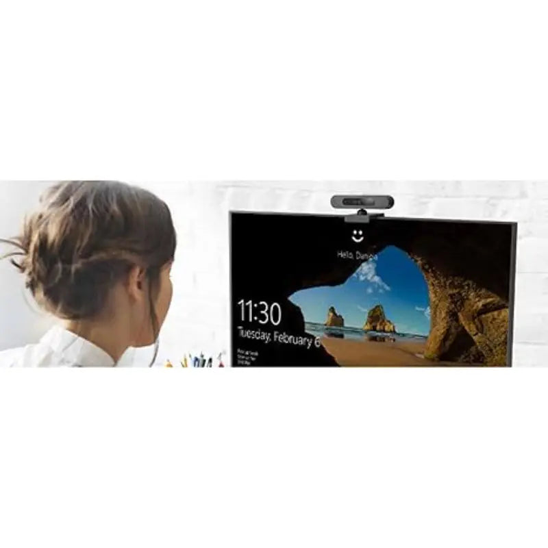 Lenovo 500 FHD Webcam 1080p USB Camera with Dual Microphones - New Lenovo