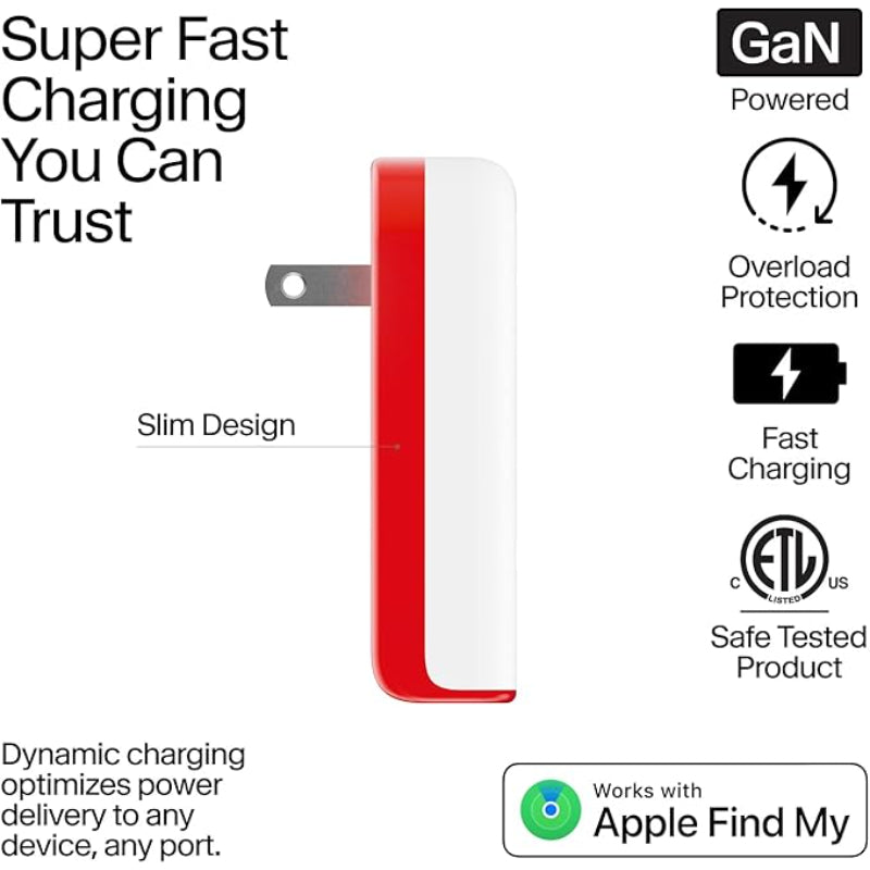 Twelve South PlugBug Travel 50 USB-C Charger 2-Port International Wall Adapter w/ Find My - New The Outlet Shop