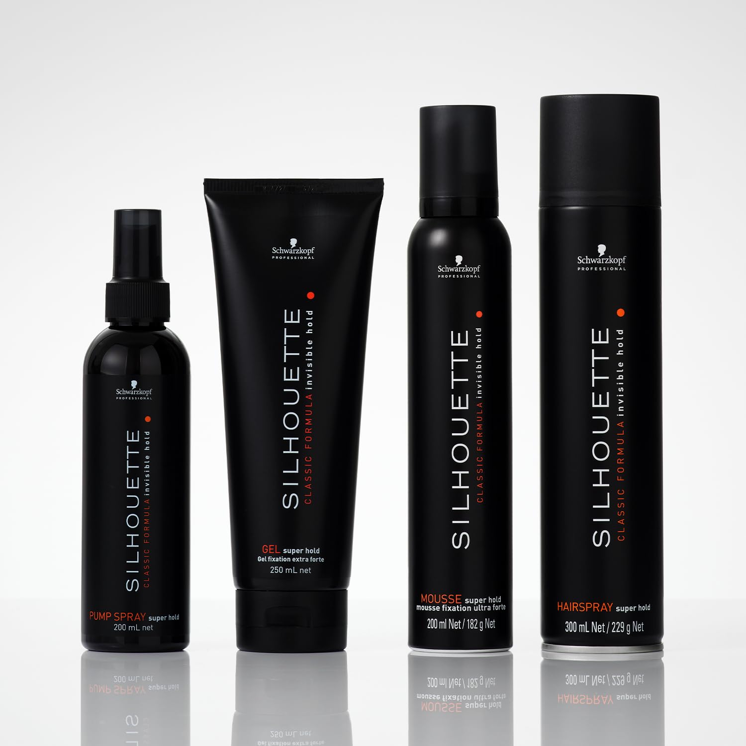 Schwarzkopf Professional Silhouette Super Hold Hairspray For Hair Styling Invisible Long Lasting Hold Micro Fine Film Formers Quick Drying Non Sticky Hairspray For Women Men 300 ml - Damaged Box