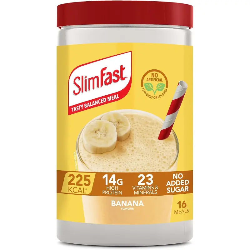 SlimFast Banana Meal Replacement Shake High Protein Weight Loss 584g Best Before: April 2026 - New Slimfast