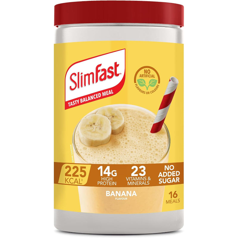 SlimFast Banana Meal Replacement Shake High Protein Weight Loss 584g Best Before: April 2026 - New Slimfast