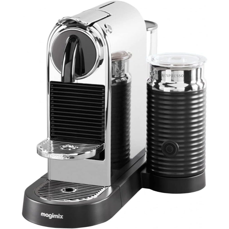 Nespresso Magimix Citiz Chrome Coffee Machine & Milk Frother – Silver Nespresso