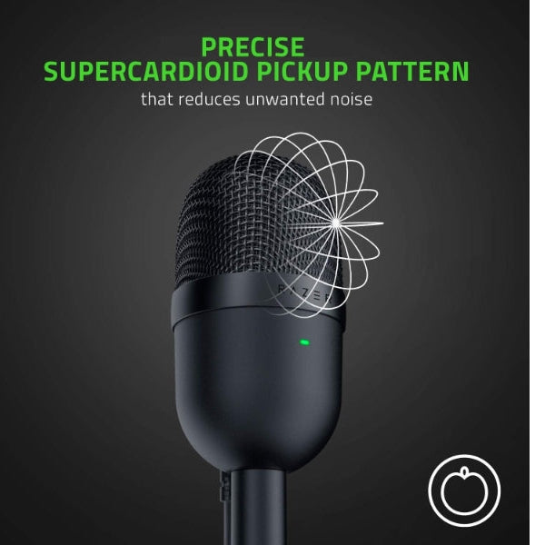 Razer Seiren Mini Condenser Microphone - Mercury Razer