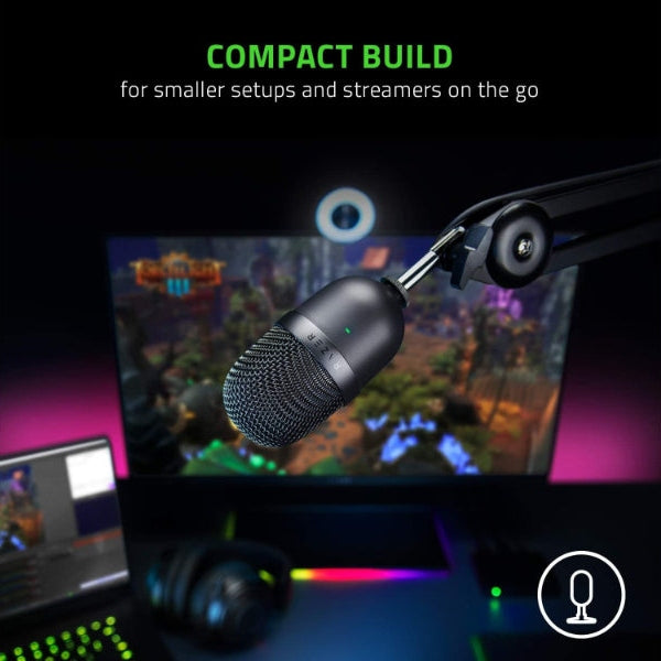 Razer Seiren Mini Condenser Microphone - Mercury Razer