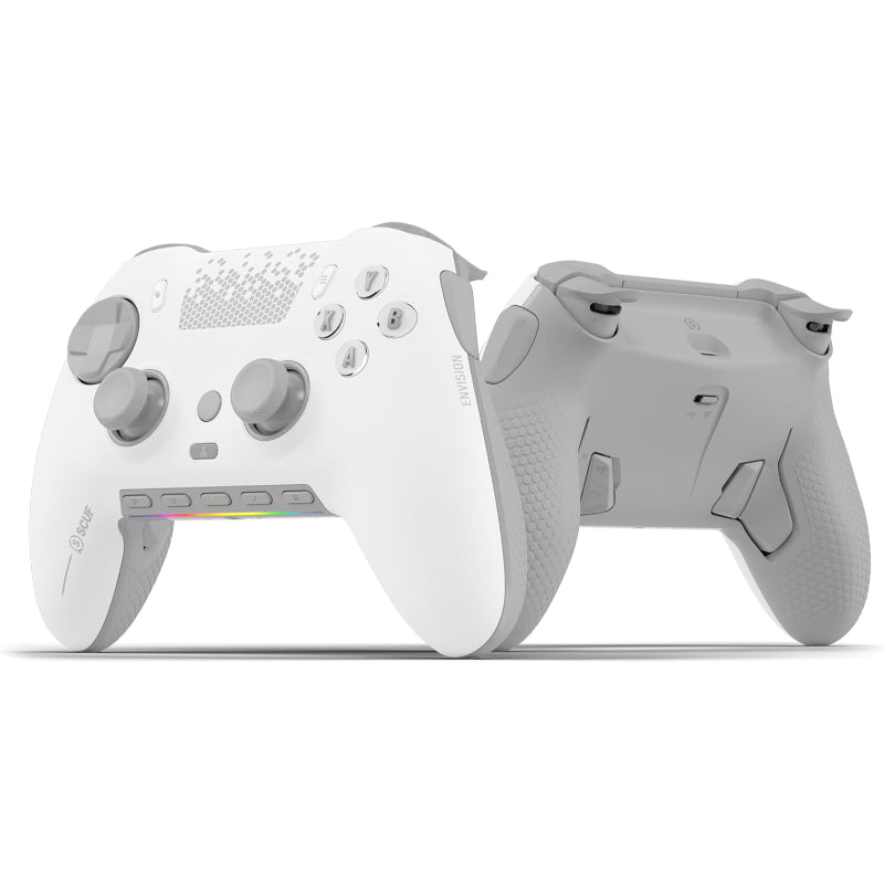 SCUF Envision Pro Wireless PC Controller Remappable G Keys White iCUE - Very Good SCUF