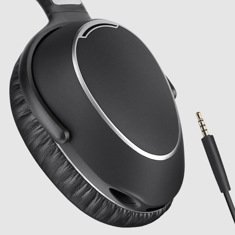 Sennheiser PXC 480 Over-Ear Headphones – Active Noise Cancelling Travel Headset Black - New Sennheiser