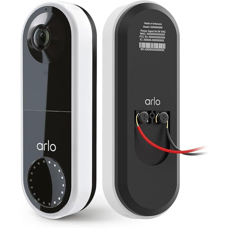 Arlo Wired Video Doorbell Security Camera – HD Video & 2-Way Audio - Like New The Outlet Shop