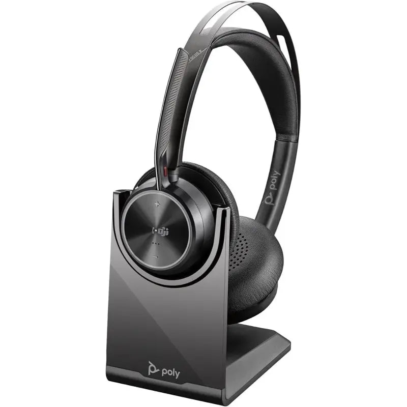 Voyager Focus 2 UC USB Wireless Headset Charging Stand Refurbished