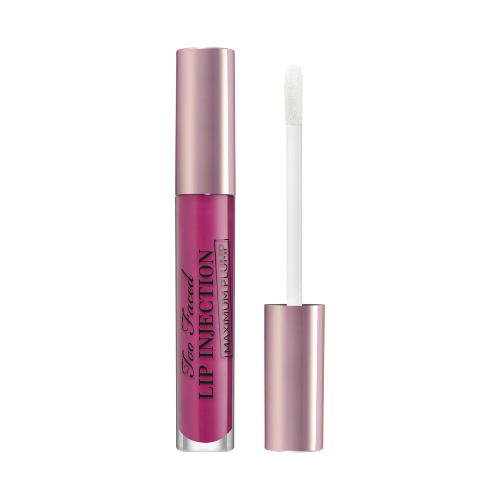Too Faced Lip Injection Maximum Plump Extra Strength Lip Plumper Gloss | Hydrating + Plumping, 4.1ml - Damaged Box