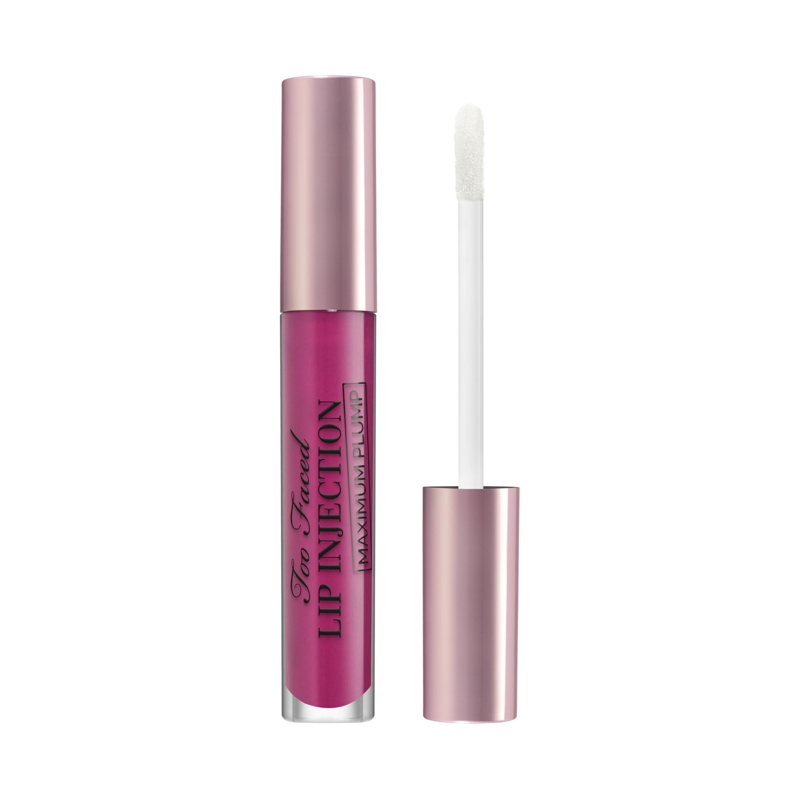 Too Faced Lip Injection Maximum Plump Extra Strength Lip Plumper Gloss | Hydrating + Plumping, 4.1ml - Damaged Box