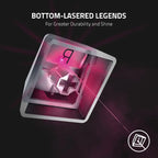 Razer Phantom Pudding Keycap Set Mercury RGB Mechanical Keycaps for PC - New Razer