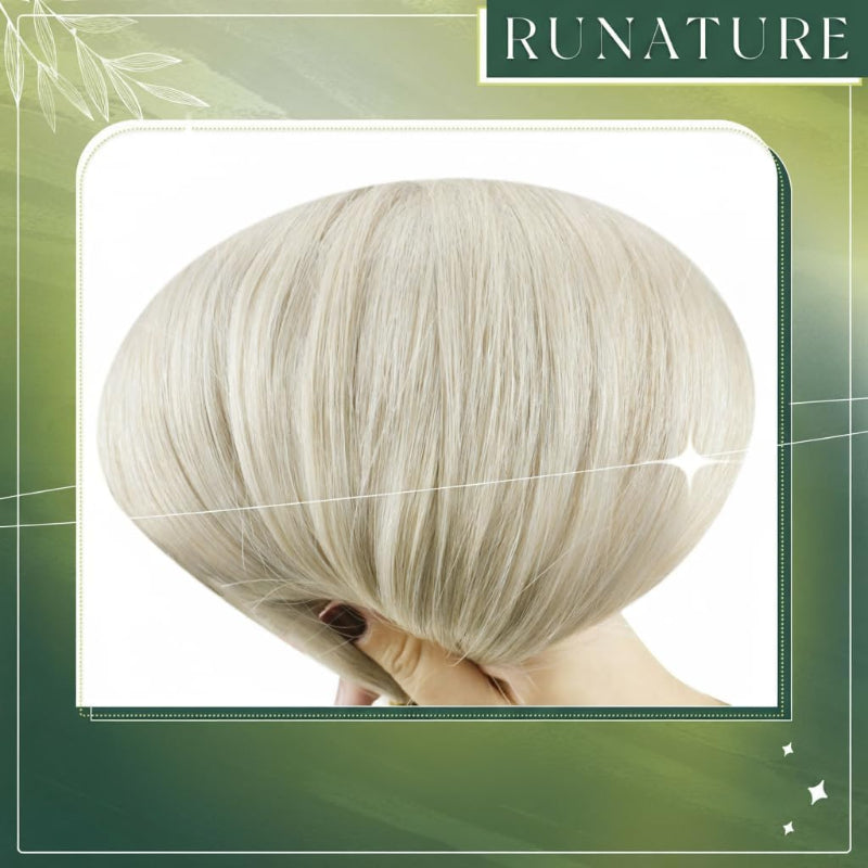 RUNATURE Nano Hair Extensions 20 Inch Human Hair Blonde #800 50g - Like New RUNATURE