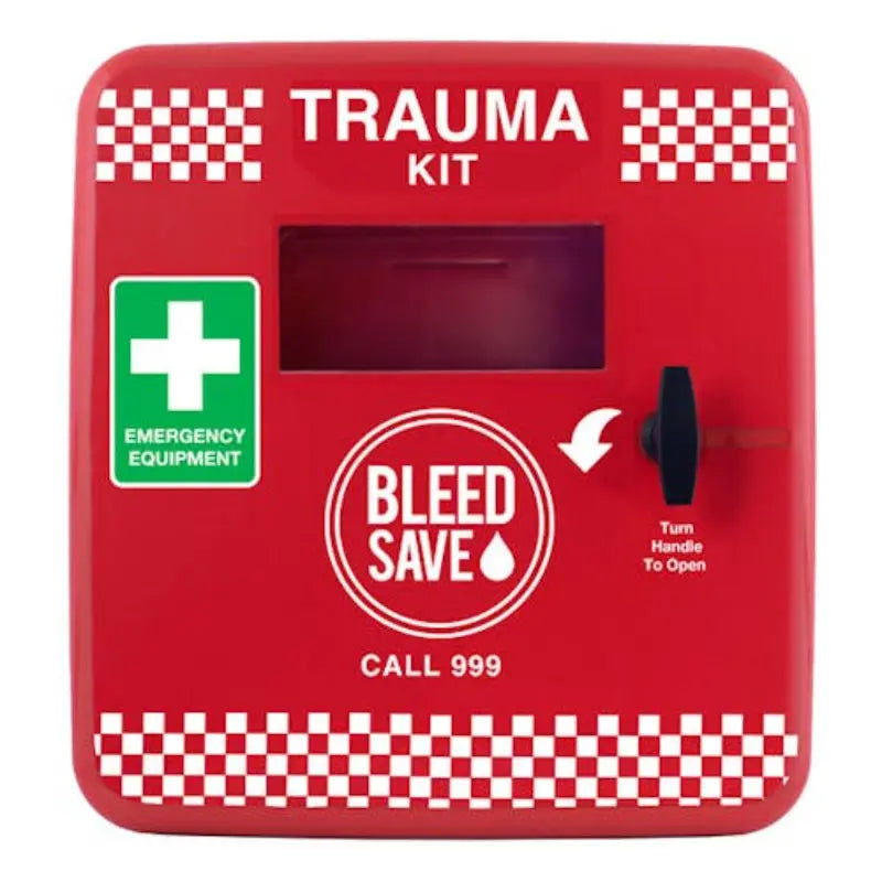 BLEEDSAVE Trauma Cabinet w/ 1 Comprehensive Bleed Control Kit Non-Lockable Case - New The Outlet Shop