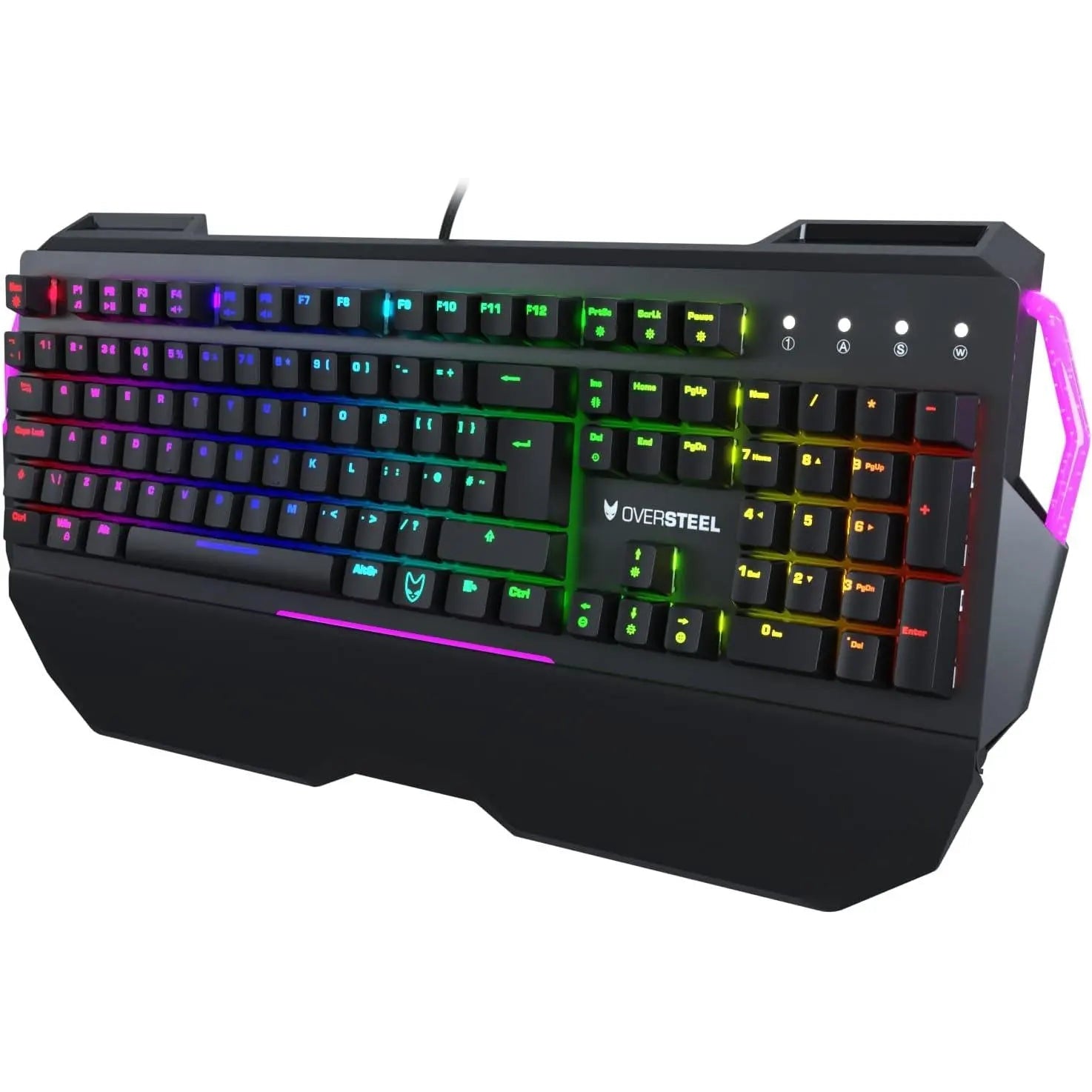 Oversteel IRON Mechanical Gaming Keyboard with RGB, Red Switch Oversteel