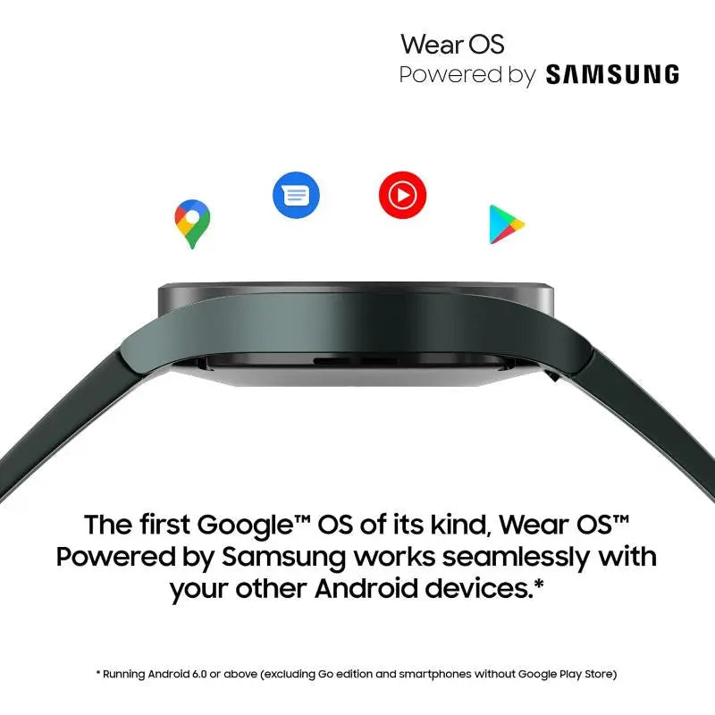 Samsung Galaxy Watch 4 Smart Watch 40mm Black Bluetooth WiFi LTE 4G Fitness Tracker - Refurbished Samsung