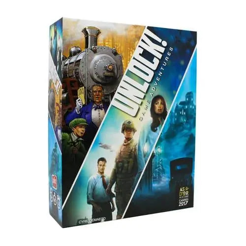 Unlock 10 Game Adventures Featuring Ticket to Ride - Mysterium - Pandemic Space Cowboy