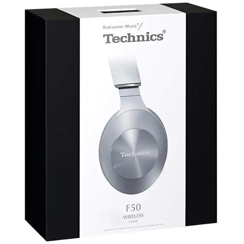 Panasonic Technics EAH-F50 Wireless Bluetooth Over Ear Closed Back Headphones - Silver - New Panasonic