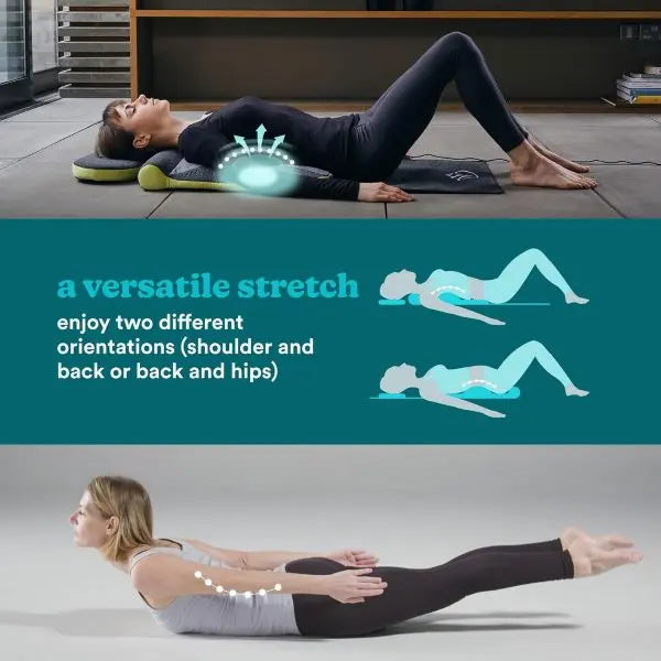 Homedics Stretch XS Compact Back Stretching Yoga Mat Homedics