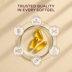 Aavalabs Omega 3 Fish Oil 2000mg per Daily dose (2 softgels) - 1000mg EPA + 500 mg DHA per dose - High Strength Omega 3 Fatty Acids Supplements - Molecularly Distilled - 120 Capsules - 60 Days Supply - BBE 03/2028