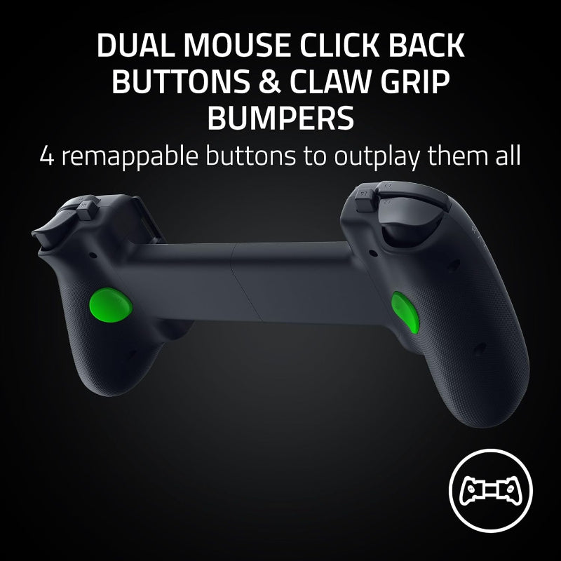 Razer Kishi V3 Pro Mobile Controller iPhone Android Tablet USB-C Plug Play Anti Drift Analog Sticks 12 Button Sensa Haptics Black - Like New Razer