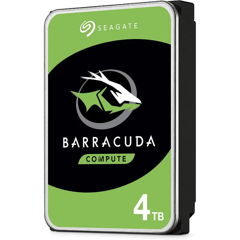 Seagate Barracuda 4TB Internal Hard Drive 3.5″ SATA 6Gb/s – High-Speed, Reliable Storage - New Seagate