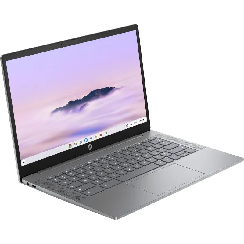 HP Chromebook Plus 14″ Laptop – Intel Core i3, 8GB RAM, 256GB SSD, Chrome OS – Silver - Refurbished Hewlett PAckard