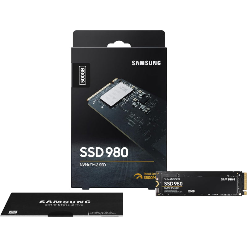 Samsung 980 NVMe M.2 SSD 500GB – Internal Solid State Drive for High-Speed Performance - New Samsung
