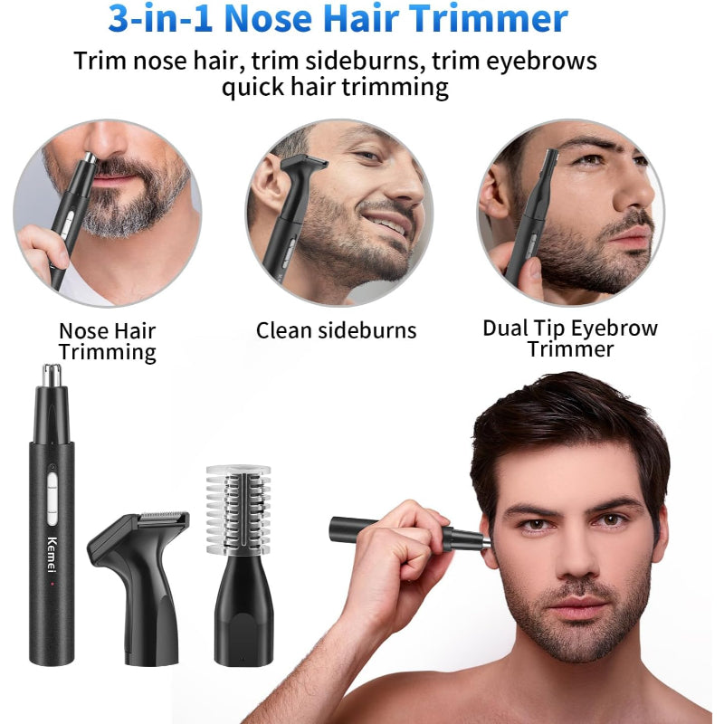KEMEI Professional Hair Clippers Cordless Barber Trimmer Grooming Kit USB - Like New The Outlet Shop