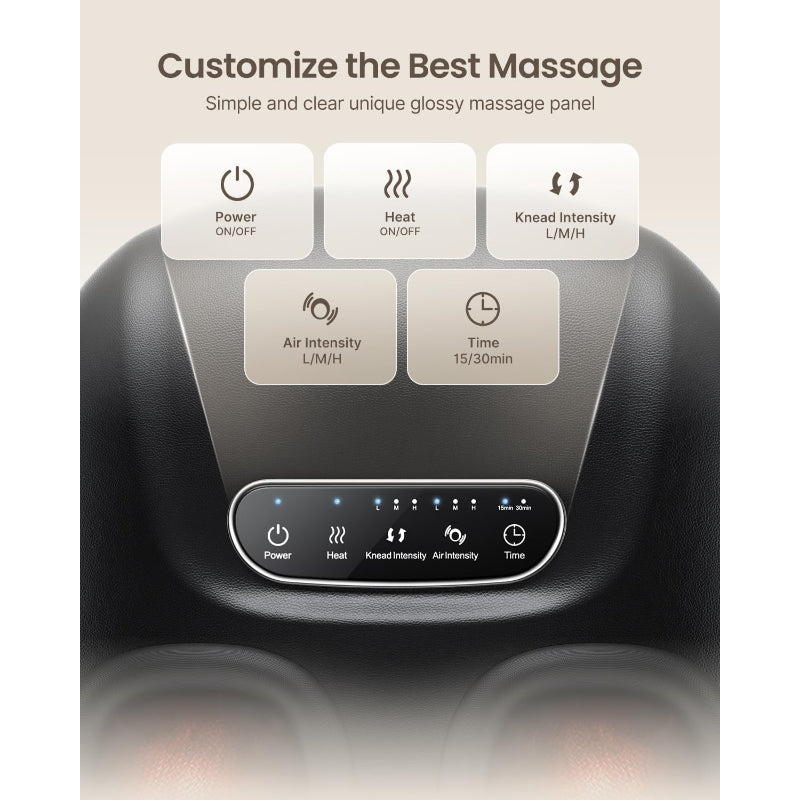 RENPHO Portable Foot Massager Heat Shiatsu Compression Remote Size 10 - Good RENPHO