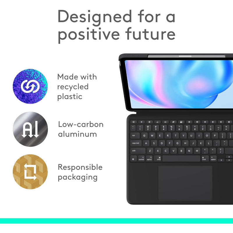 Logitech Combo Touch Keyboard & Trackpad for iPad Pro 11″ M4 – UK Layout - Like New The Outlet Shop