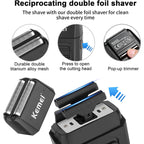KEMEI Professional Hair Clippers Cordless Barber Trimmer Grooming Kit USB - Like New The Outlet Shop