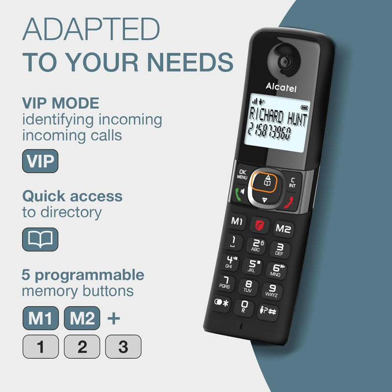 Alcatel F860 Voice Quad DECT Cordless Phone with Answering Machine 4 Handsets - Like New The Outlet Shop