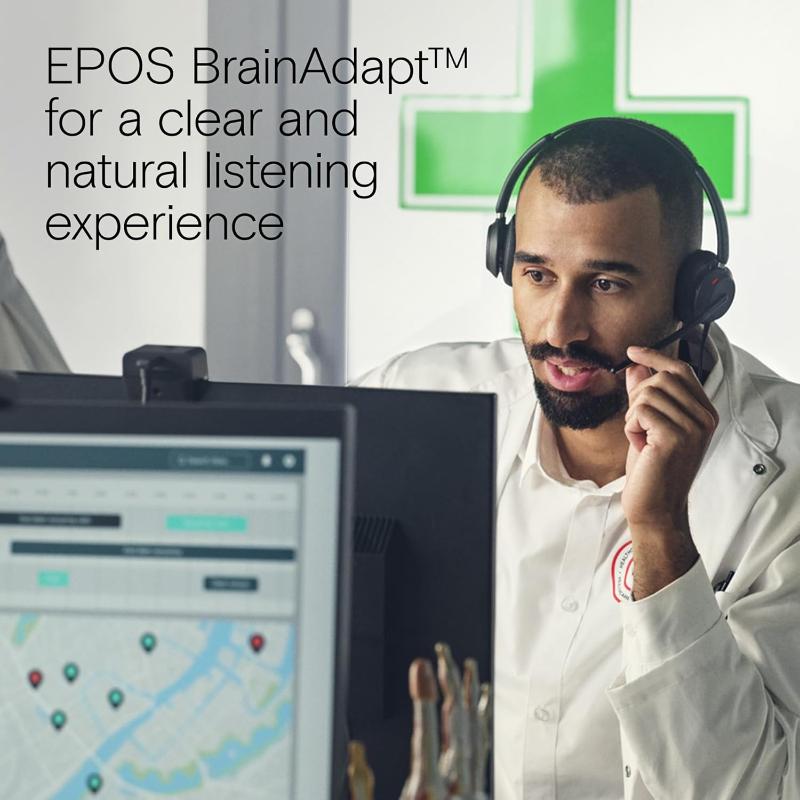 EPOS Impact 760 Wired Headset Professional Business Headphones with Crystal-Clear Audio - New Epos