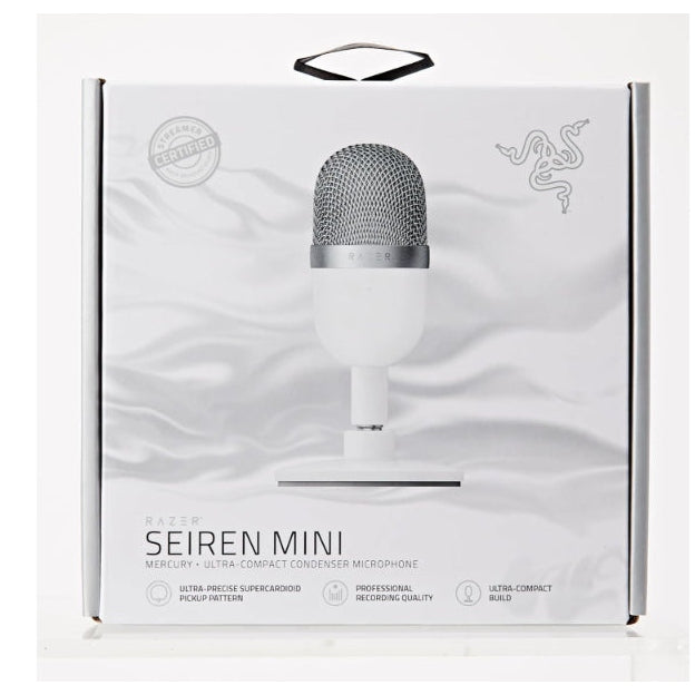 Razer Seiren Mini Condenser Microphone - Mercury Razer