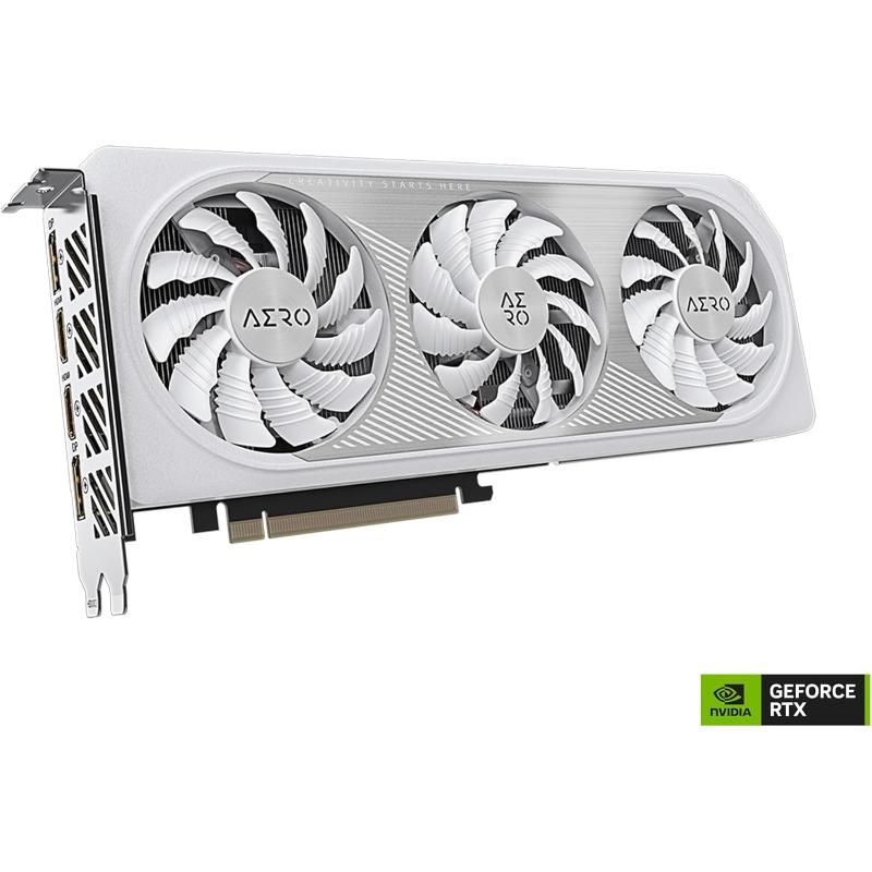 Gigabyte NVIDIA GeForce RTX 4060 AERO OC 8GB GDDR6 PCIe 4.0 Graphics Card - New Gigabyte