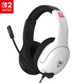 Turtle Beach AirLite Fit Wired Gaming Headset for Nintendo Switch OLED - Black & White, Flip-to-Mute Mic, Over-Ear Headphones