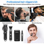 KEMEI Professional Hair Clippers Cordless Barber Trimmer Grooming Kit USB - Like New The Outlet Shop